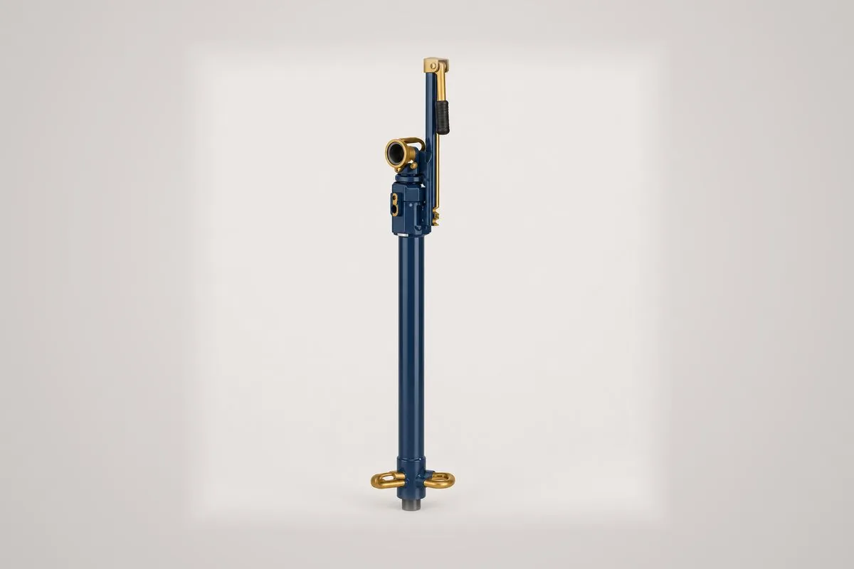 SC DrillTech mud gun — in-tank jetting nozzle with swivel head and lifting eyes that sweeps the pit floor to prevent solids settling