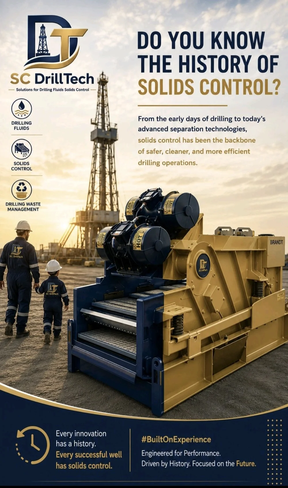 The history of solids control — SC DrillTech