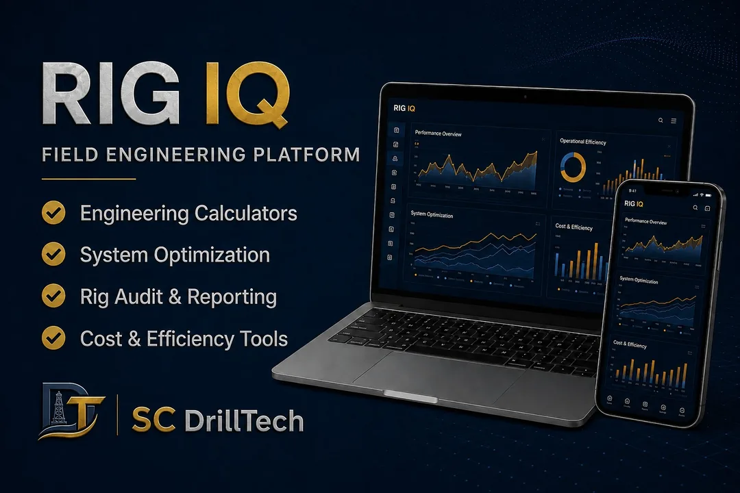 Rig IQ — SC DrillTech Field Engineering Platform